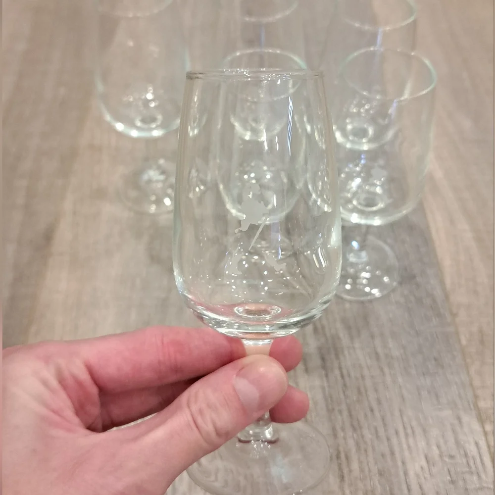 Vintage ARCOROC Johnny Walker Tasting Glasses (Set Of 6) - Picture 2 of 5
